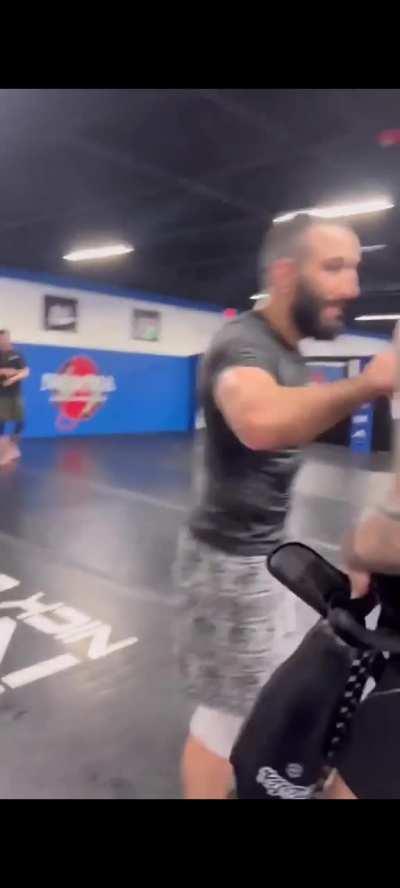 The moment Belal found out he's fighting for the belt against Leon, Islam was also in the gym