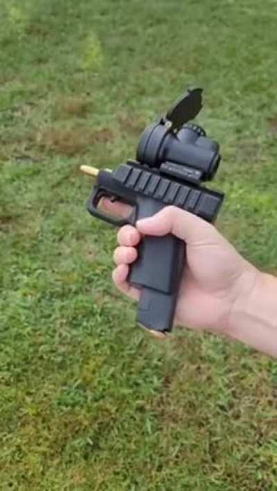 to demonstrate this gun