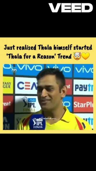 Thala is the reason for this trend