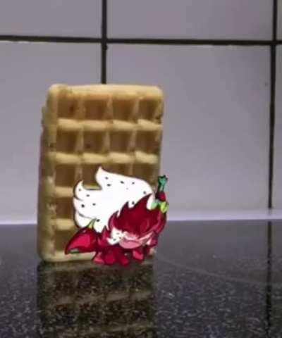 Pitaya Dragon cookie Waffled