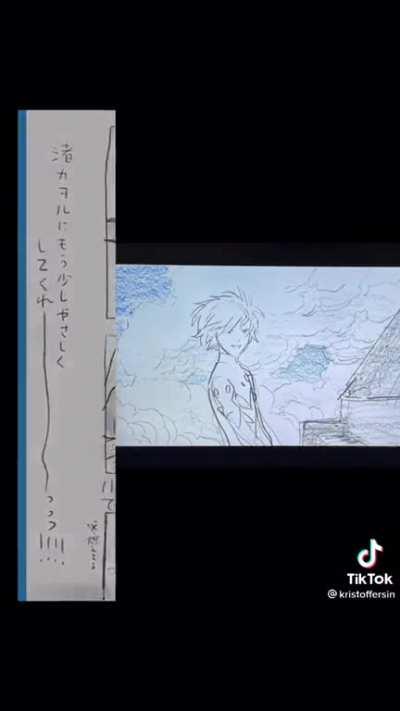 Kaworu and Shinji in released deleted Eva 3.0+1.0 storyboards? 😭 💗