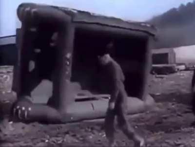 Inflatable decoy vehicles from WWII