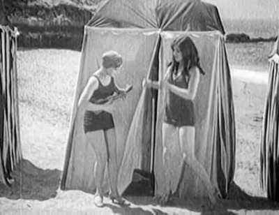 Two of the famous Sennett Bathing Beauties in Love at First Flight (1928)
