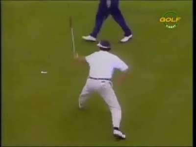 WCGW celebrating before the ball is in the hole