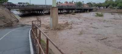 Rillito River at Campbell Ave