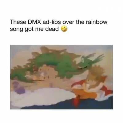 Reading Rainbow Theme Song originally had vocals by DMX, but it got cut