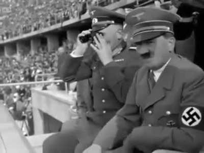 Hitler high on meth at the Olympics