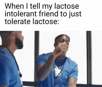 Just tolerate it smh my head