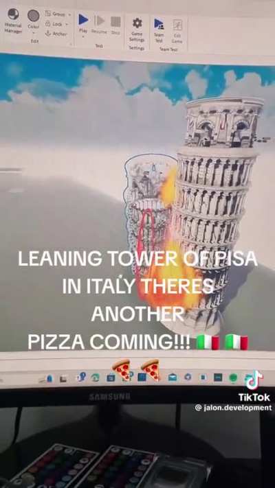 THEY HIT THE PISA