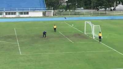 This is the craziest penalty kick I have ever seen