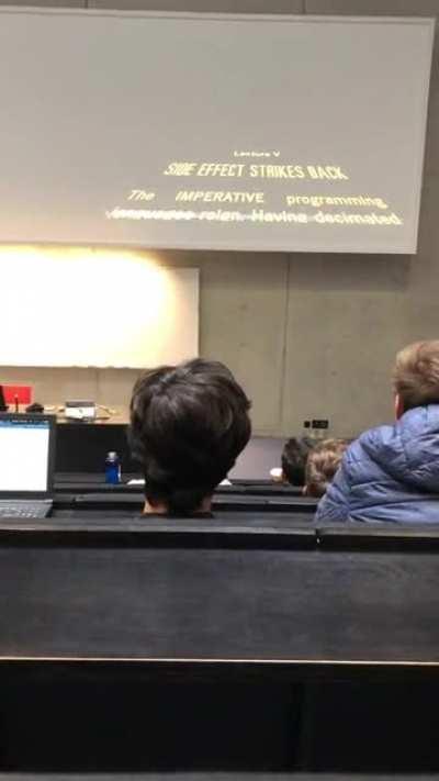 The ultimate computer science lecture