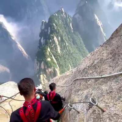 Huashan Mountain, China, One of the 5 sacred mountains of China