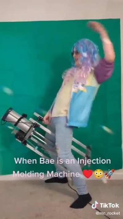 When Bae is an Injection Molding Machine