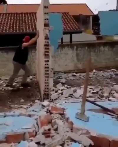 Brazilian demolition style...