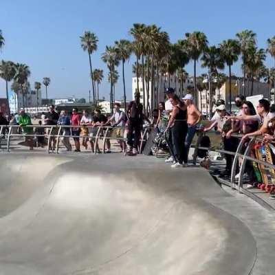 Imagine taking over the skatepark so you could get some pictures for your social media.