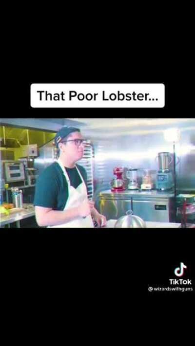 That poor lobster