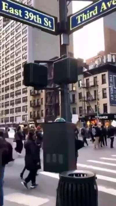 BMW rams into protestors in Manhattan. DoV?