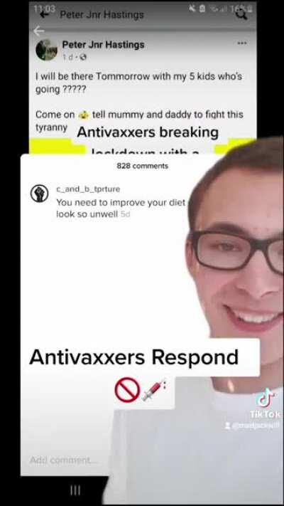 ANTIVAXXERS RESPOND