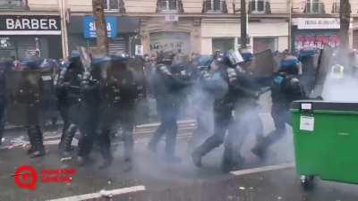 Protest in France is still on going after Macron's plan to raise the retirement age from 62 to 64 was enacted into law 3 weeks ago