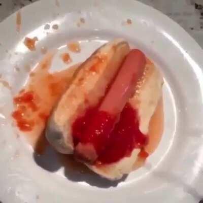 Time to ruin your day, enjoy a lovely wet delicious hotdog...I can’t fake it any longer ima bout to puke.