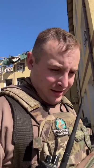 Ukrainian tank commander of the 54th Mechanized Brigade can not understand why the Russian Army shelled a school not used by the military and located far behind the contact line. Siversk region. September 2024.