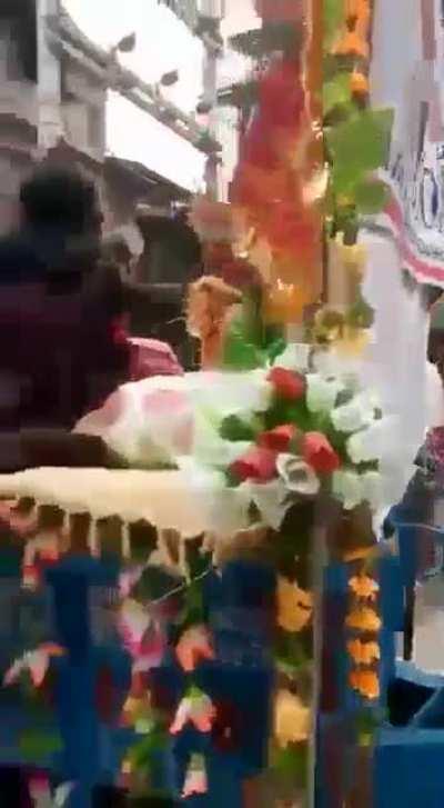 Hindu Procession in kashmir after 35 years