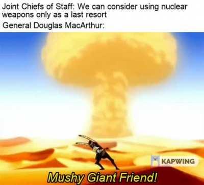 MacArthur: 30 of those bad bois will suffice (sorry for the watermark)