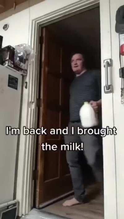 Back with milk