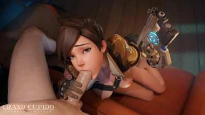 Your Dick is Under Arrest Tracer Blowjob [Overwatch] (GrandCupido)