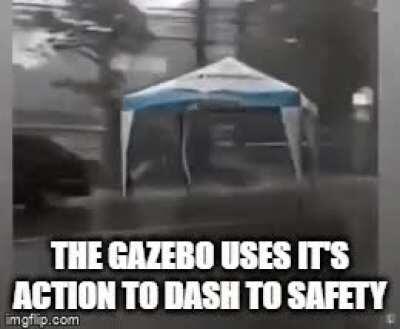 Gazebos have great movement speed