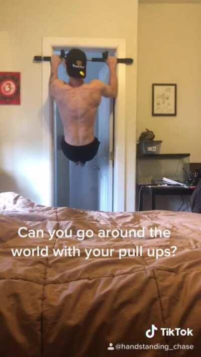 I coach gymnastics so with a lot of people not able to go to gyms I want to start showing ways to stay creative with your home workouts