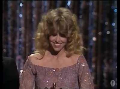 For the 1979 Oscars, actress Jane Fonda asked the Academy President if he would close-caption the awards ceremony, to which he refused. When she won that night for Best Actress, she delivered her speech by using sign language.