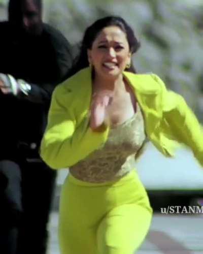 Madhuri dixit humongous jugs bouncing