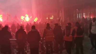 French protestors have seized the BlackRock headquarter