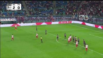 RB Leipzig [3]-0 Stuttgart - Szoboszlai 52' (Great Free kick)