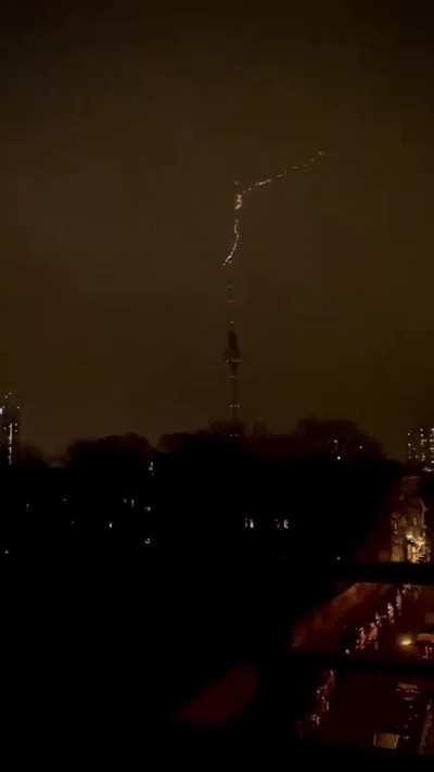 Yesterday's thunderstorm over Berlin