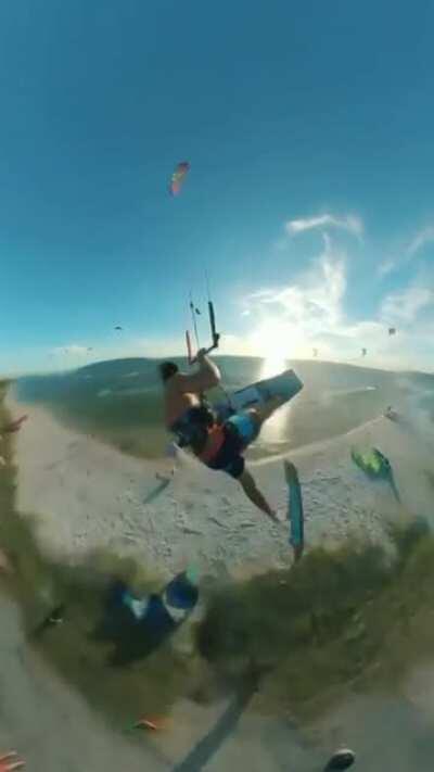 This guy hopping over an entire island