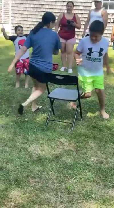 Musical chairs can be brutal.