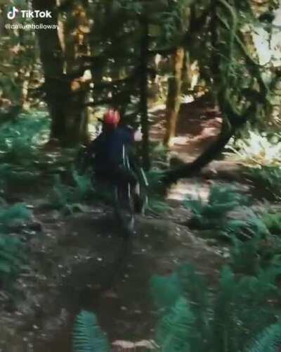 HMFT after I jump this mountain bike