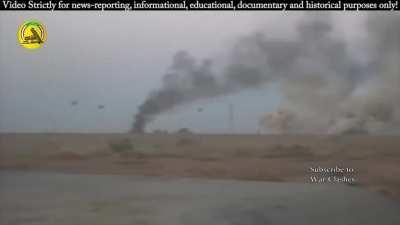 ISOF column trades fire with IS during the push into Ramadi - 2016