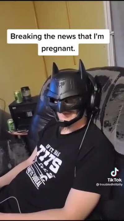 Batman is going to be a daddy