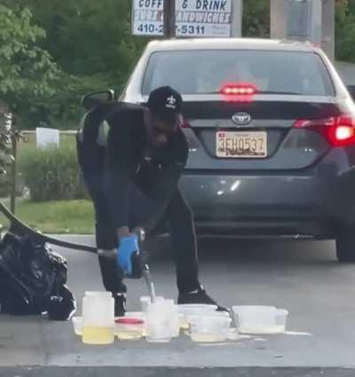 Tupperware makes for great gasoline storage