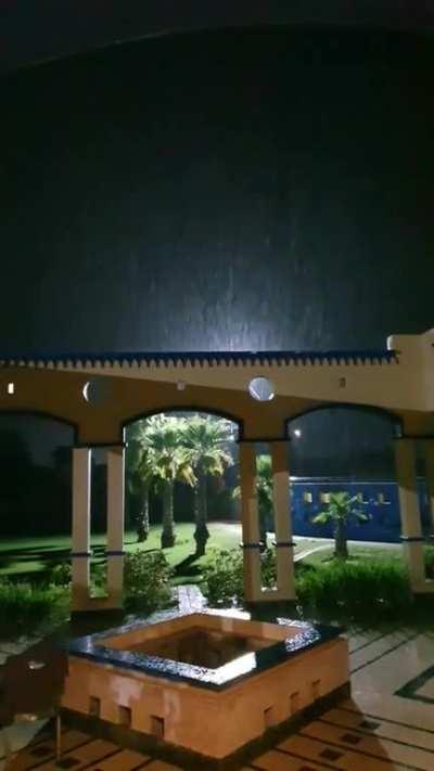 Rain at night