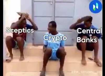 Sceptics vs Bitcoin vs Central banks