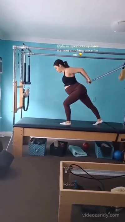 Jenna Dewan pregnant workout