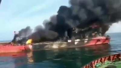 (No confirmed source) 2 more merchant ships hit by Russian attacks in Black Sea. Japanese bulk carrier MV Namura Queen hit by a rocket at anchor off Yuzhne. Moldovan chemical tanker MV Millennial Spirit hit and set on fire 12 miles to the south