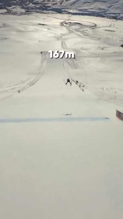 Japanese Olympian Ryoyu Kobayashi smashes ski jump world record.