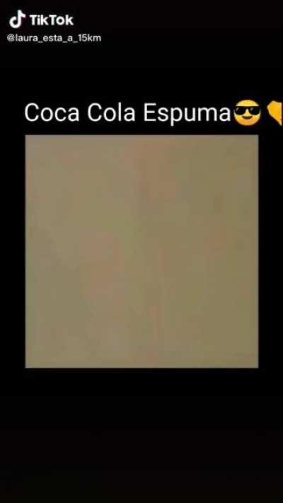 Cocacola espuma