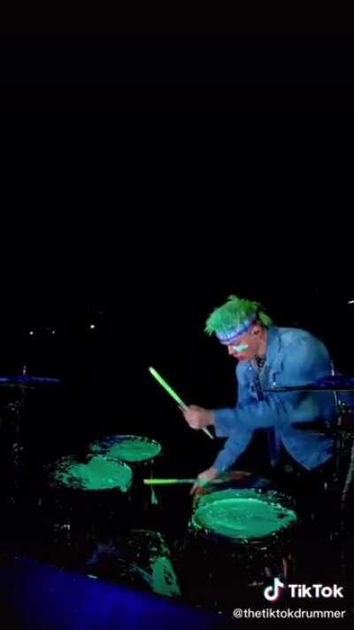 Paint drumming