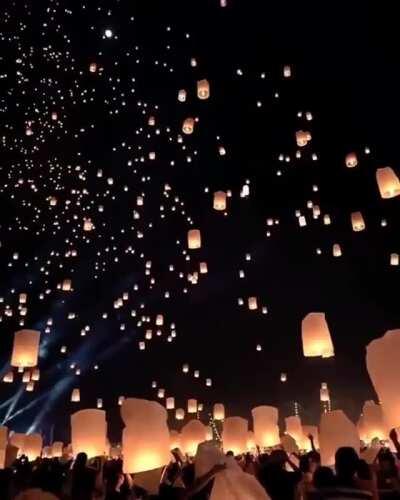 Releasing The Lanterns